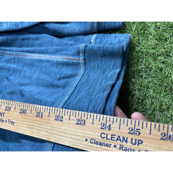 Tommy Bahama Sweatshirt Men M Green Blue Mock Neck 1/4 Zip Pull over Sweater - Picture 5 of 11